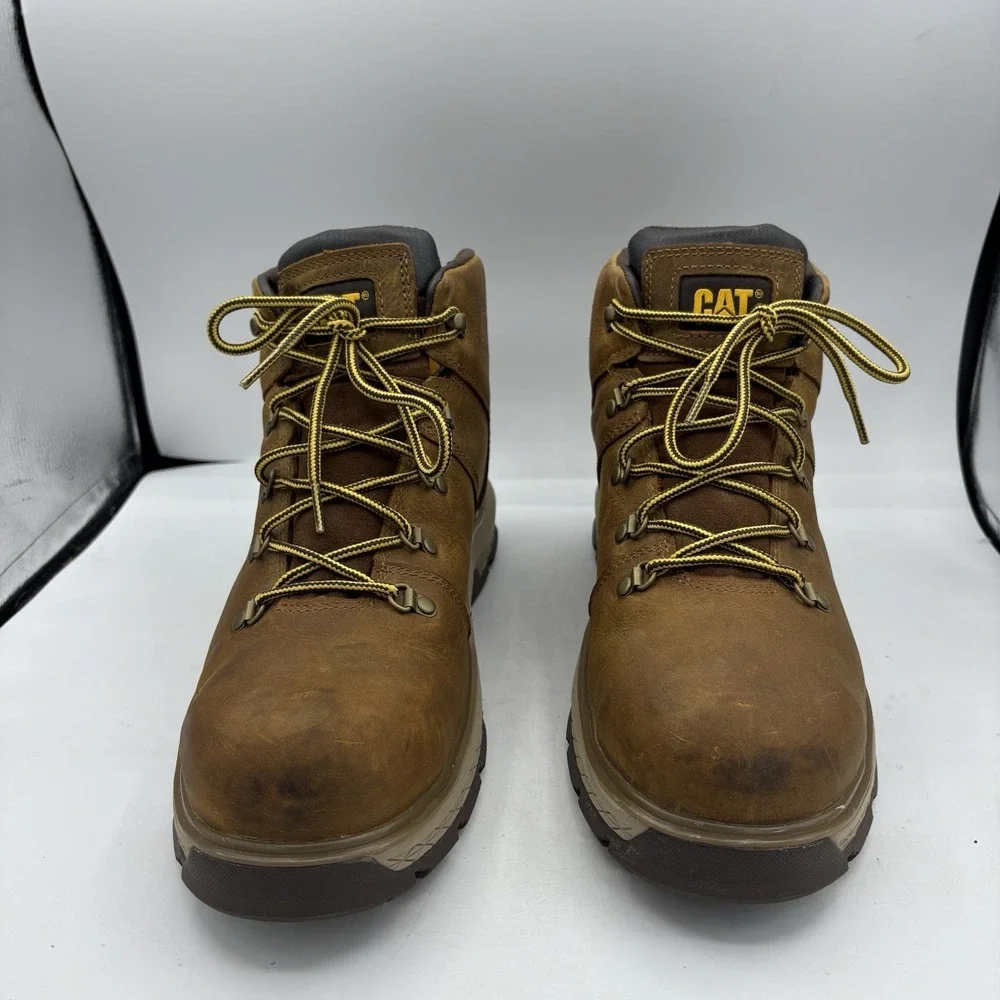 Caterpillar Boots Mens 14 Exposition Hiker Waterproof Work Safety Alloy Hard Toe